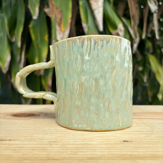 Handmade coffee mug, handmade tea mug, unique art, one of a kind, nature mug